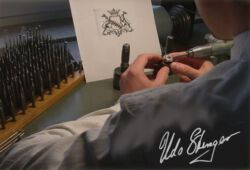 Monograms and coat of arms engravings are made individually and by hand. Monograms and coat of arms engravings are made individually and by hand.