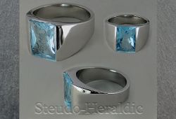 Siegelring Nr. 4024 (Steingröße 14x10 mm)