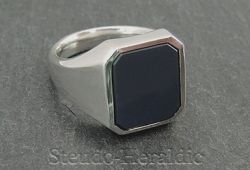 Siegelring Nr. SH10 (Steingröße 14x12mm, 8-Eck)