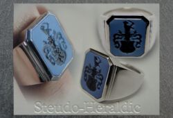 Siegelring Nr. 555 (Steingröße 16x13mm, 14x12mm)