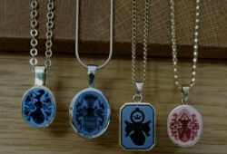 Es können Anhänger in den verschiedensten Formen und Größen gefertigt werden.