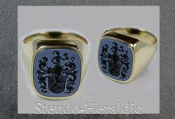 Siegelring Nr. 311 (Steingröße 16x13mm antik)