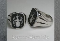 Siegelring Nr. 302 (Steingröße 16x13mm, 14x11mm)